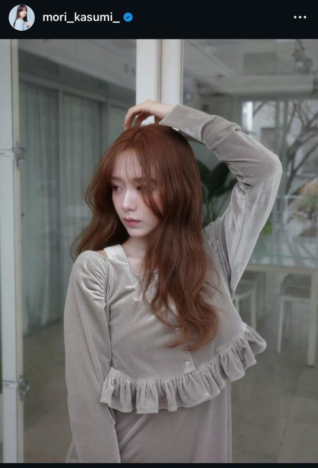 森香澄のインスタグラム＠ｍｏｒｉ＿ｋａｓｕｍｉ＿から