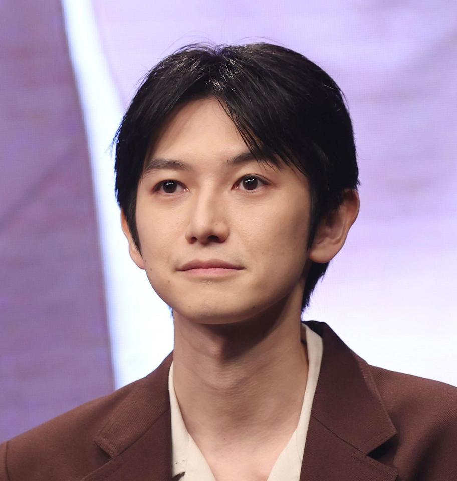 ドラマの発表会に登場した本郷奏多（撮影・佐々木彰尚）