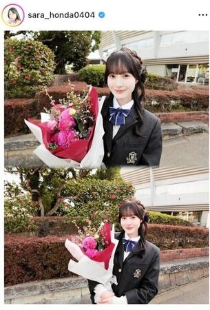 本田紗来のインスタグラム（ｓａｒａ＿ｈｏｎｄａ０４０４）より