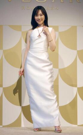 ブルガリアンバサダー就任記者発表会に出席した福原遥