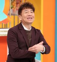 番組について笑顔で話す上田晋也（撮影・棚橋慶太）