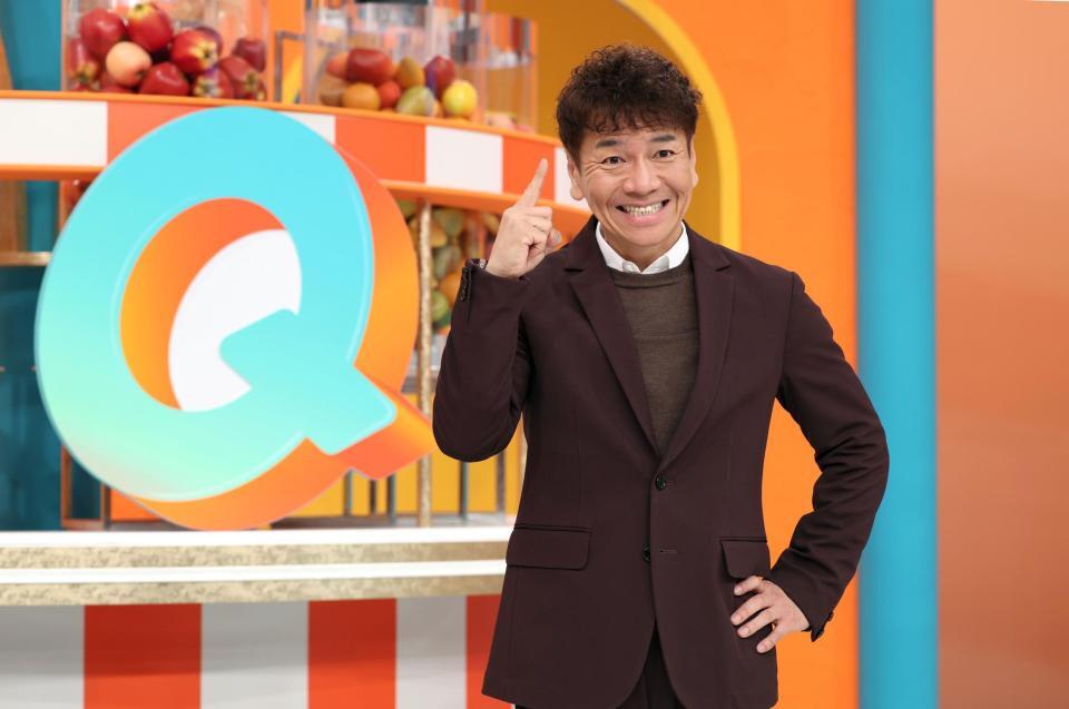 「上田晋也のサンデーＱ」をスタートさせる上田晋也（撮影・棚橋慶太）