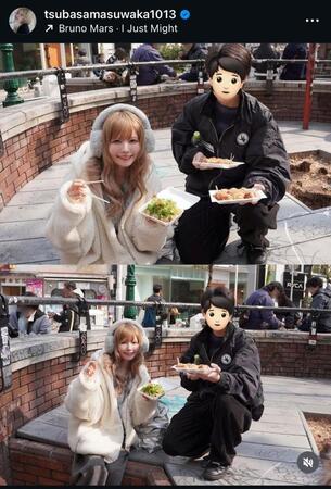 益若つばさのインスタグラム＠ｔｓｕｂａｓａｍａｓｕｗａｋａ１０１３から