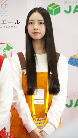 「ニッポンエールブランドアンバサダー」就任記者会見に出席したＡＫＢ４８の森川優