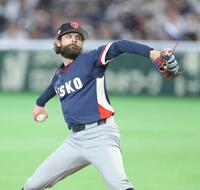 日本戦に先発したチェコ・サトリア（撮影・西岡正）