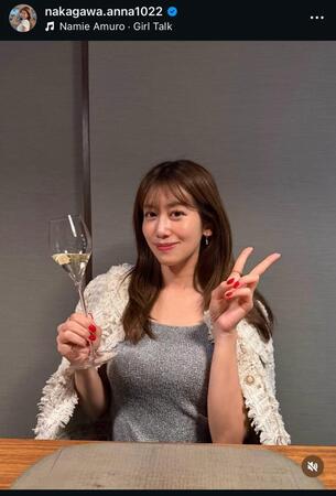 中川安奈のインスタグラム＠ｎａｋａｇａｗａ．ａｎｎａ１０２２から