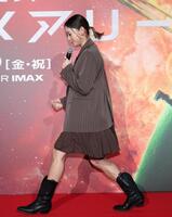 イベントに登場した池田美優（撮影・佐々木彰尚）