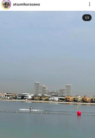 倉沢淳美のインスタグラム＠ａｔｓｕｍｉｋｕｒａｓａｗａ（３月１３日付）より