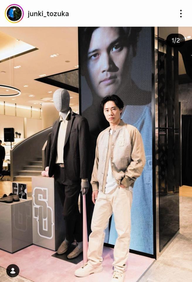 戸塚純貴のインスタグラム＠ｊｕｎｋｉ＿ｔｏｚｕｋａ（３月１０日付）より