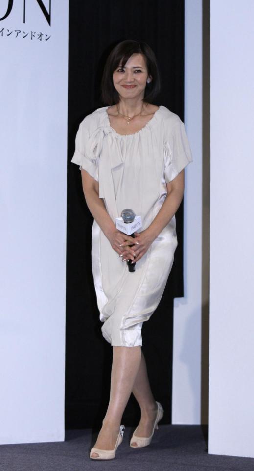 ２０１０年３月、資生堂のイベントに登場した石川秀美さん