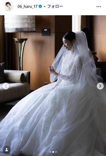 波瑠のインスタグラム（＠０６＿ｈａｒｕ＿１７）より＝２５年１２月