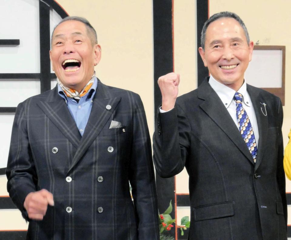 昨年の「ＴＨＥ　ＳＥＣＯＮＤ」で決勝に進出したザ・ぼんちの（左から）ぼんちおさむと里見まさと