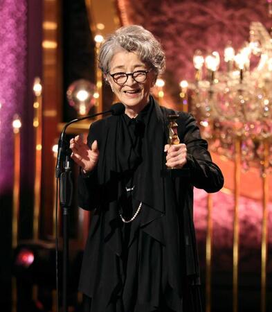 　最優秀主演女優賞を受賞した倍賞千恵子