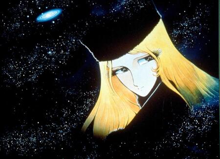 　アニメ「銀河鉄道９９９」のメーテル　（ｃ）松本零士／零時社・東映アニメーション