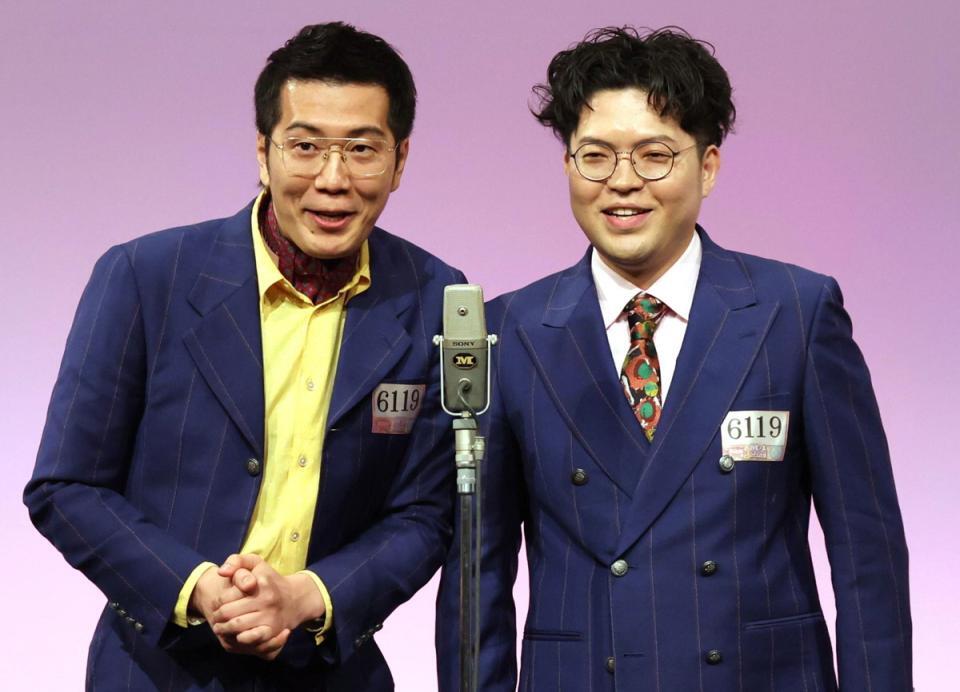 ヤーレンズ・楢原真樹（左）と出井隼之介