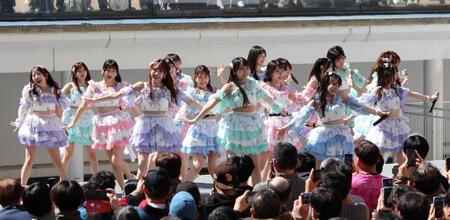 熱いパフォーマンスを見せたＳＫＥ４８