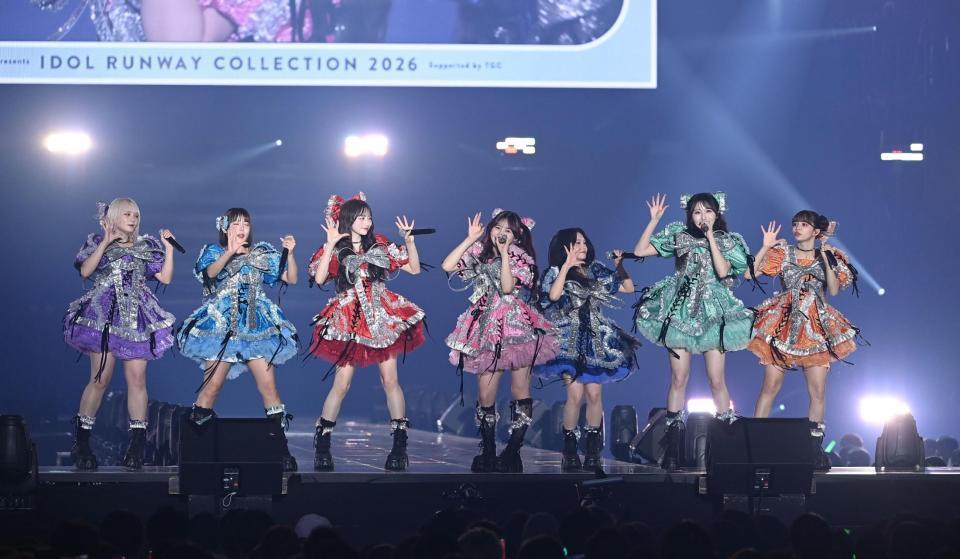 ライブで魅了するＣＡＮＤＹ　ＴＵＮＥ（撮影・開出牧）