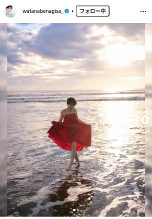 渡邊渚のインスタグラム(@watanabenagisa_)＝２５年１月１日付より