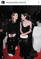ボッテガのショーで。宮沢りえのインスタグラム＠ｒｉｅｍｉｙａｚａｗａ０４０６＿ｏｆｆｉｃｉａｌ（３月２日付）より 
