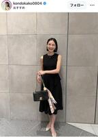 近藤夏子アナのインスタグラム＠ｋｏｎｄｏｋａｋｏ０８０４より 
