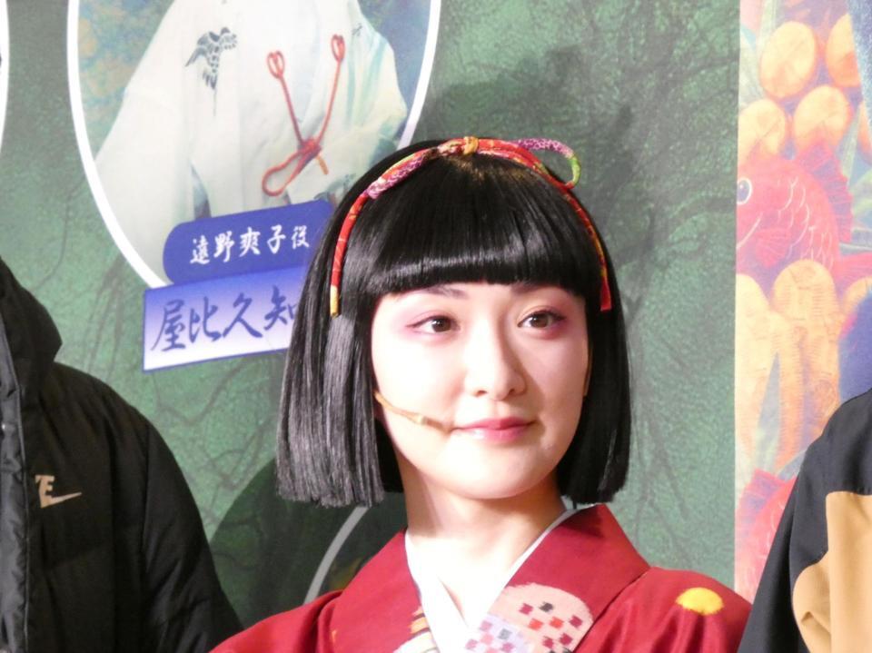 公開通し稽古を行った生駒里奈