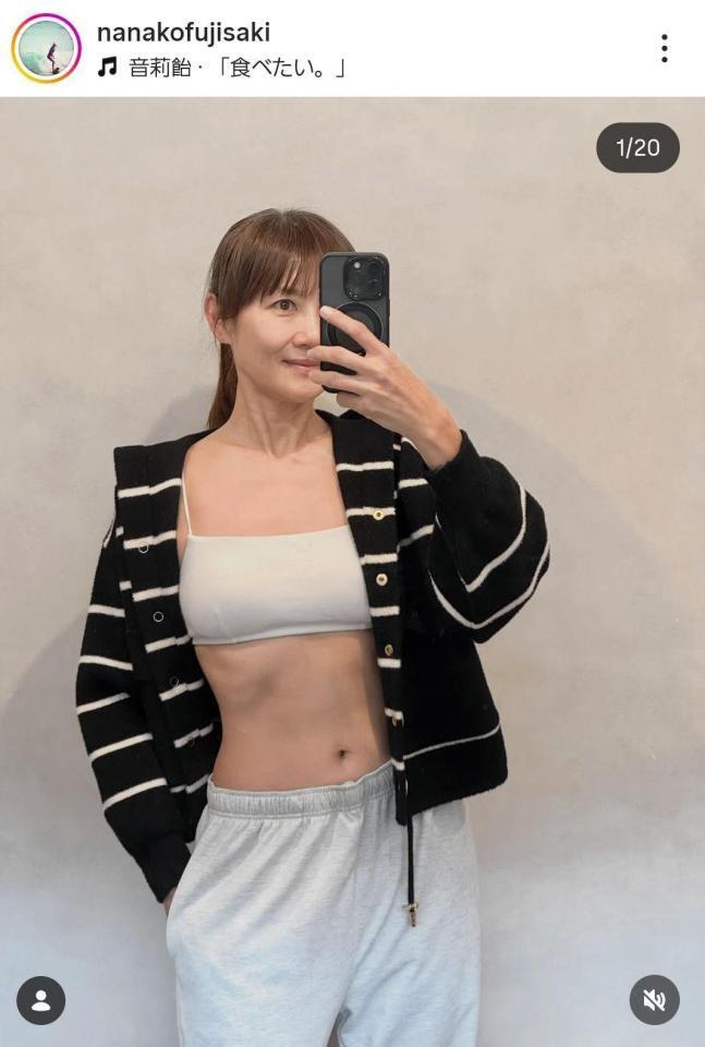 藤崎奈々子のインスタグラム＠ｎａｎａｋｏｆｕｊｉｓａｋｉ（３月１５日付）より