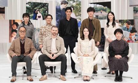 　トークショーを行った（前列左から）佐野史郎、トミー・バストウ、高石あかり、池谷のぶえ、（後列同）さとうほなみ、前原瑞樹、寛一郎、濱正悟、野内まる