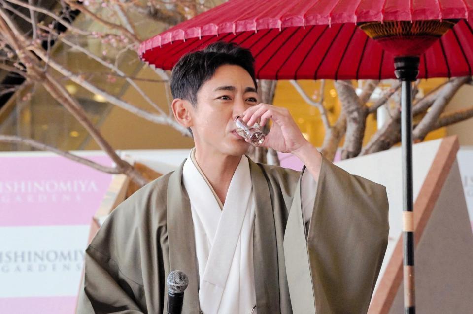 イベントに出席した小泉孝太郎＝西宮市内