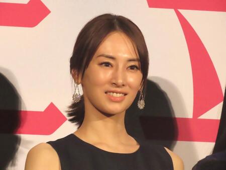 映画「未来」完成披露上映会に出席した北川景子