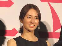 映画「未来」完成披露上映会に出席した北川景子