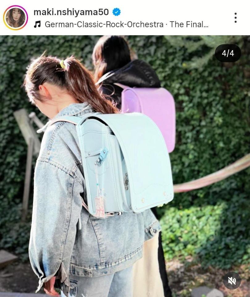 西山茉希のインスタグラム＠ｍａｋｉ．ｎｓｈｉｙａｍａ５０（３月２０日付）より 