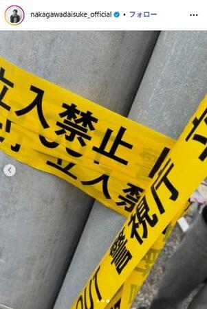 中川大輔のインスタグラム(＠ｎａｋａｇａｗａｄａｉｓｕｋｅ＿ｏｆｆｉｃｉａｌ)より。７話放送直前の投稿
