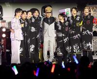 （左から）リョウガ（超特急）、武田創世、高岡ミロ、近藤駿太、綾小路翔（氣志團）、森田璃空、高桑真之、芳賀柊斗