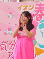 イベントに登場したりんごちゃん