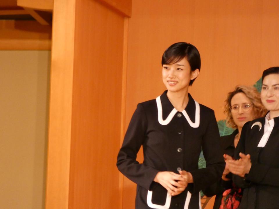 イベントに出席した河合優実