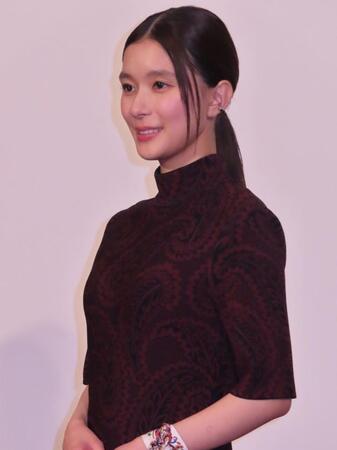 ドラマの取材会に登壇した芳根京子