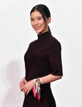 　取材会に登壇した芳根京子