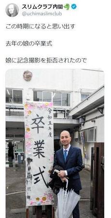 スリムクラブ内間のＸ＠ｕｃｈｉｍａｓｌｉｍｃｌｕｂ（３月１９日付）より