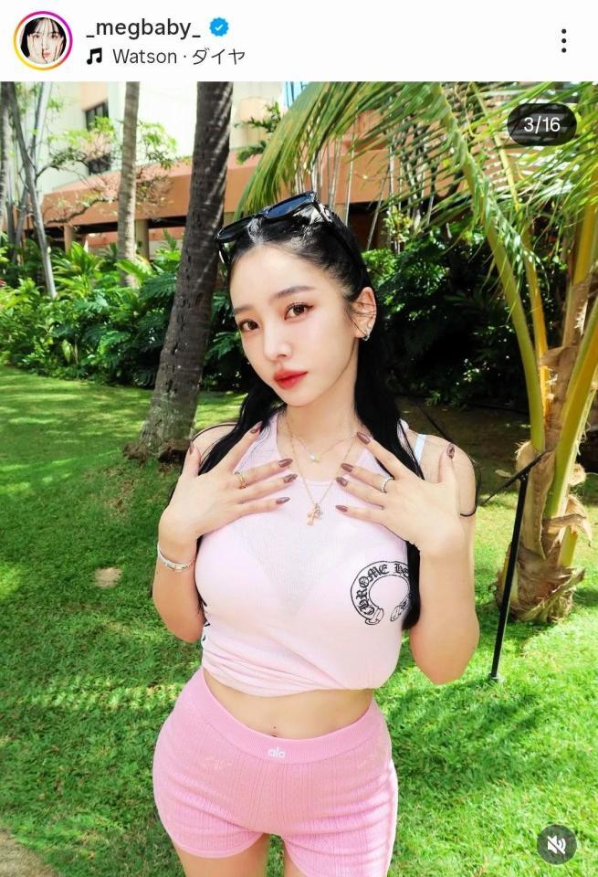 ＭＥＧＢＡＢＹのインスタグラム＠＿ｍｅｇｂａｂｙ＿より