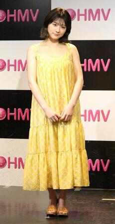 発売記念イベントを行った清水麻璃亜