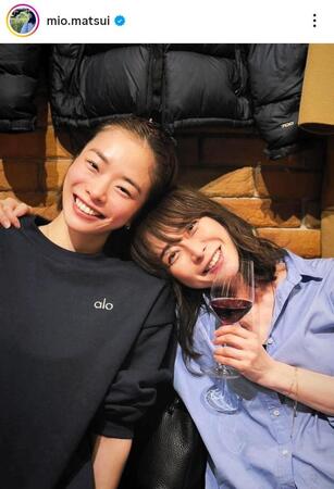 松井美緒さんのインスタグラム＠ｍｉｏ．ｍａｔｓｕｉ（３月２１日付）より 