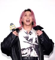 お忍び鑑賞秘話を明かした佐久間大介（撮影・佐々木彰尚）