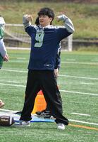 元気いっぱい登場したオードリー・若林正恭（撮影・持木克友）