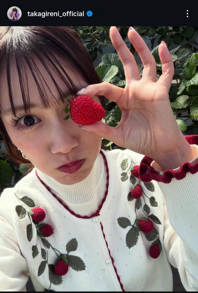 高城れにインスタグラム＠ｔａｋａｇｉｒｅｎｉ＿ｏｆｆｉｃｉａｌから