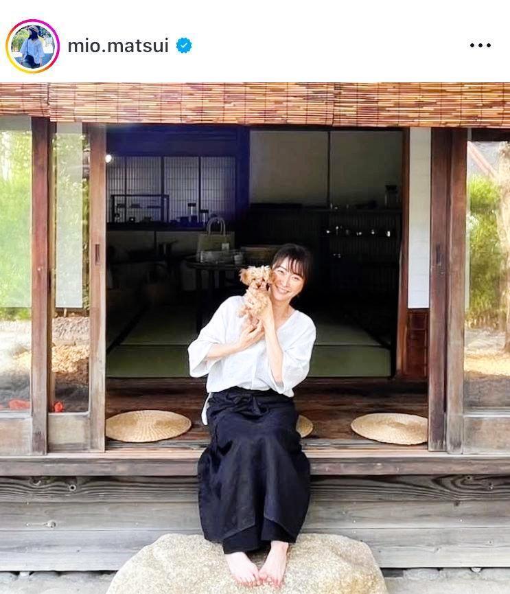 松井遥南の母・松井美緒のインスタグラム＠ｍｉｏ．ｍａｔｓｕｉ（２５年７月２７日付）より