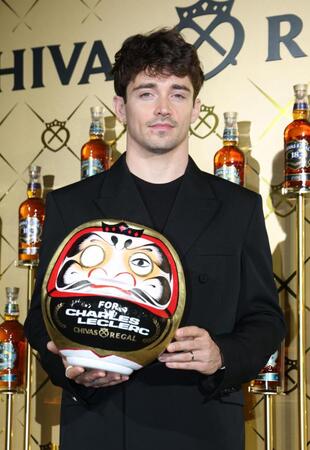 アンバサダーを務めるシャルル・ルクレール＝ＧｉｎｚａＮｏｖｏ（撮影・金田祐二）