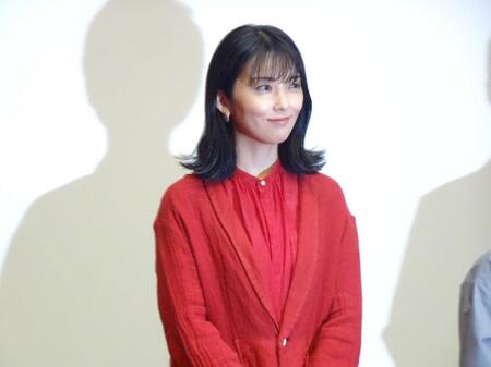 取材会に出席した田中麗奈＝２３年８月