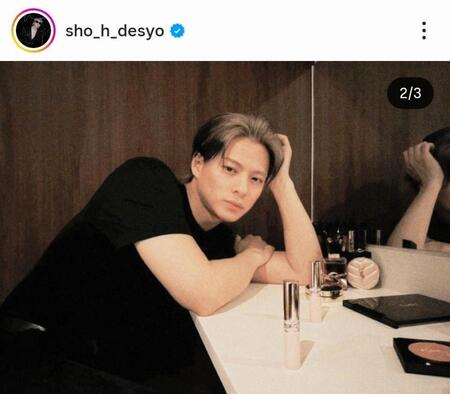 平野紫耀のインスタグラム＠ｓｈｏ＿ｈ＿ｄｅｓｙｏより 