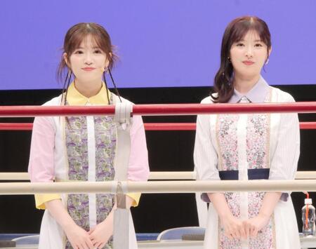 リングインした武藤小麟（左）と武藤十夢