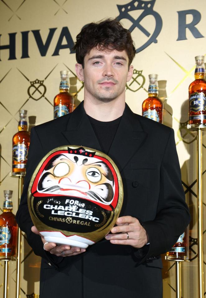 アンバサダーを務めるシャルル・ルクレール＝ＧｉｎｚａＮｏｖｏ（撮影・金田祐二）